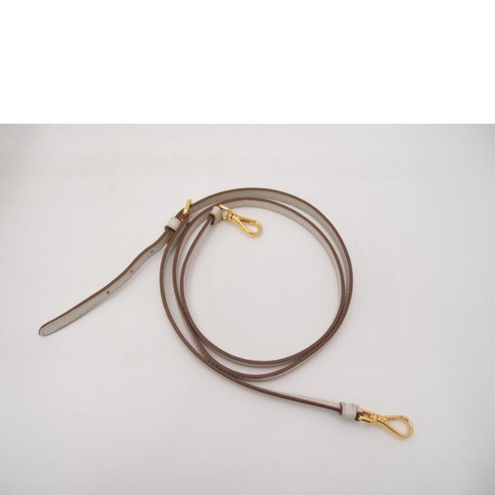 PRADA Logo Jacquard Shoulder Bag White - Picture 7 of 7